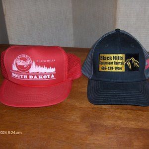 Black Hills Caps, Size Adjustable, Never Worn